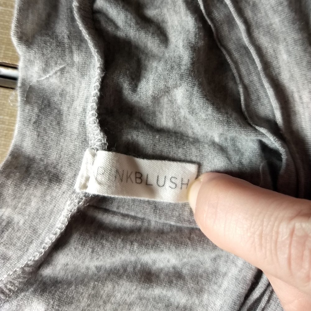 Pink Blush Button Back Tunic